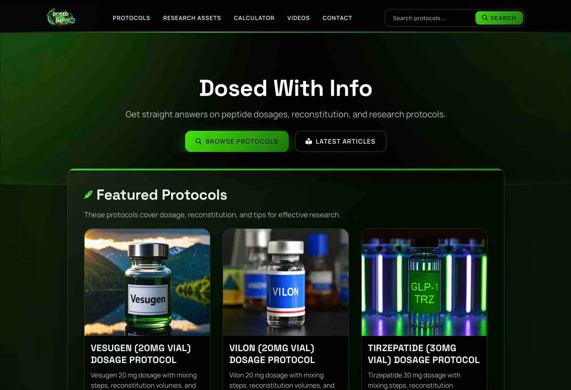 Dosed with Info