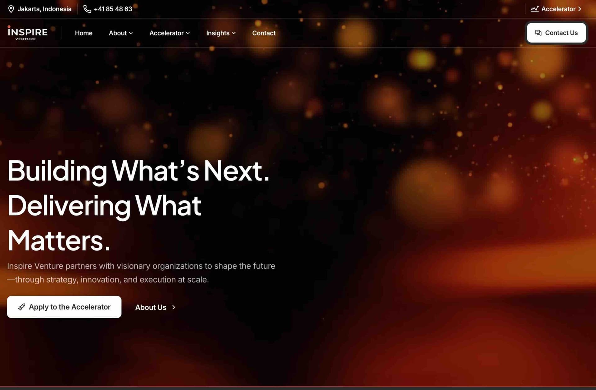 Inspire Venture AP Website & Brand Identity